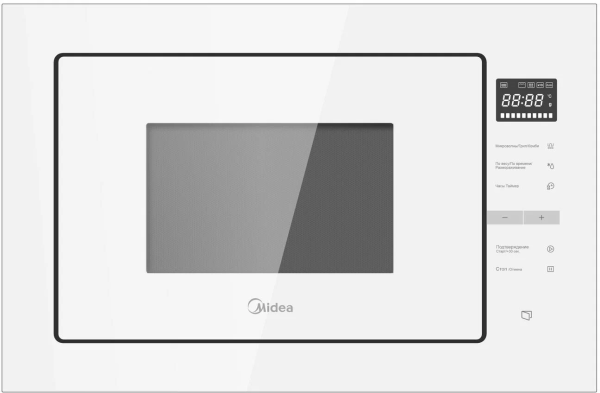 Микроволновая печь встраиваемая Midea MI 10250 GW