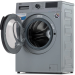 Стиральная машина BEKO WSPE6H616S,  6,5 кг, 1200об/мин, инверторная, с фронтальной загрузкой, с паром, серебристая