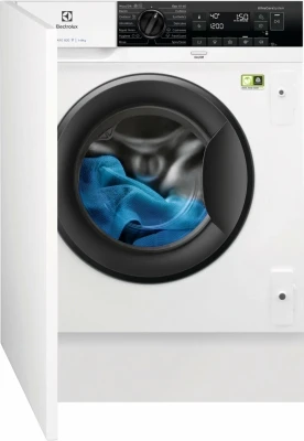 Встраиваемая  стиральная машина Electrolux EW8F348SCI, белая, 8 кг, инверторная, 14 программ