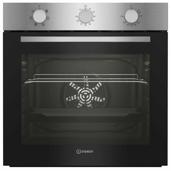 Духовой шкаф INDESIT IBFTE 3634 IX, гриль/конвекция, нержавеющая сталь