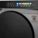 Cтиральная машина с инвертором и паром Weissgauff WM 998 Full Touch DC Inverter Steam Silver