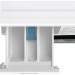Стиральная машина Gorenje W2NHPI62SCS, белая, 6 кг, 15 программ, 1200 об/мин, инверторная 