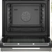 Духовой шкаф Bosch HSG7361B1, Serie 8, чёрный, 13 режимов, 71 л, EcoClean, с паром