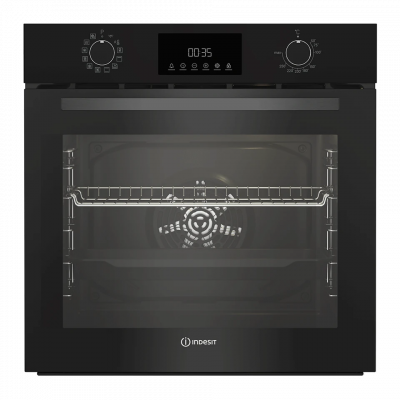 Духовой шкаф INDESIT IBFTE 3844 J BL, гриль/конвекция, черный