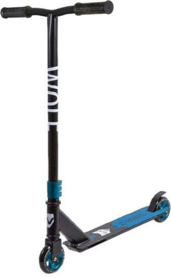 Самокат Novatrack Wolf El 100A.WOLF.BBL20 (синий/черный) 140982