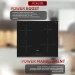 Индукционная варочная панель Bosch PIE631FB1E, Serie 6, 4 конфорки, сенсорное управление, черная, 17 ступеней мощности