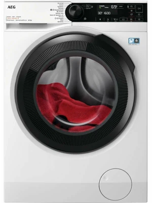 Стиральная машина с сушкой AEG LWR73864O 7000 Series, белая, 8/5 кг, 1600 об/мин, с паром