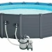 Каркасный бассейн Intex Graphite Gray Panel 26384 (478х124)