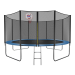 Батут GetActive Jump 14 ft-427 см 14480S2Y-L с лестницей внешней сеткой кольцом синий