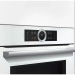 Компактный электрический духовой шкаф Bosch CMG633BW1, белый, Serie 8, переключатель Control Ring, 7 режимов, с СВЧ, традиционная очистка