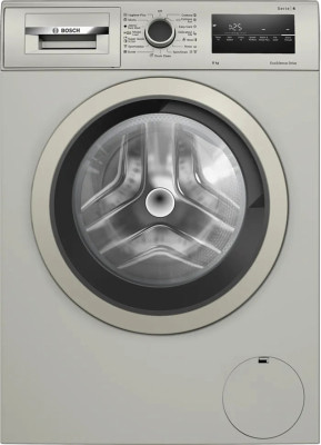 Стиральная машина Bosch WAN2420XME, Serie 4, серебристый, 8 кг, 1200 об/мин, 15 программ, инверторная