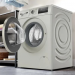Стиральная машина Bosch WAN2420XME, Serie 4, серебристый, 8 кг, 1200 об/мин, 15 программ, инверторная