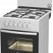 Кухонная плита Darina F KM341 323 W, комбинированная, электроподжиг, 3 газовые конфорки, 1 электрическая духовка, 50 лэлектрическая духовка, 