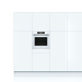 Электрический духовой шкаф Bosch HBG634BW1,  Serie 8, белый, EcoClean, переключатель Control Ring, 13 режимов нагрева