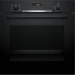 Духовой шкаф Bosch HBG536EB3 Serie 6, чёрный, 71 л, 7 режимов, EcoClean, телескопические направляющие