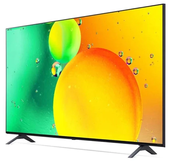 55" Телевизор LG 55NANO756QA 2022 NanoCell, HDR RU, черный