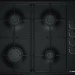 Газовая варочная поверхность Bosch PBP6C6B82Q черный