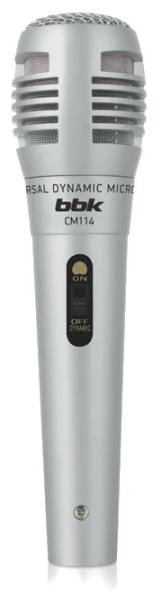 Микрофон BBK CM114 (серебристый)
