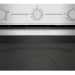 Встраиваемый электрический духовой шкаф Beko BBIC12100XD, нержавеющая сталь, поворотные переключатели, 4 режимов приготовления