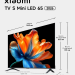 Телевизор XIAOMI MI S Mini LED 65 2026 QLED, 4K Ultra HD, SMART TV, Android TV, темно-серый