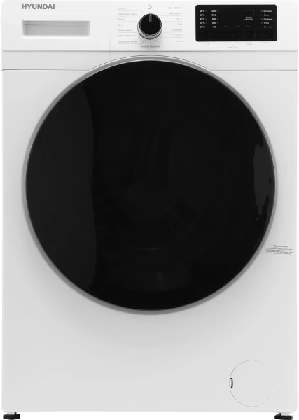 Стиральная машина HYUNDAI WFE8201, белая,  8кг, 1200об/мин, инверторная, с паром 