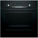 Встраиваемый духовой шкаф BOSCH HBJ558YB3Q, Serie 6, черный, панели EcoClean, телескопические направляющие