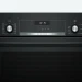 Встраиваемый духовой шкаф BOSCH HBJ558YB3Q, Serie 6, черный, панели EcoClean, телескопические направляющие