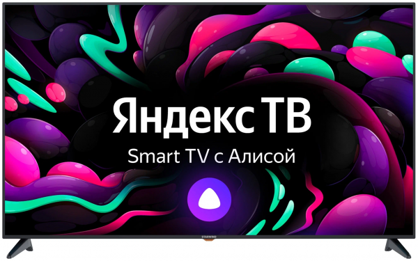 65" Телевизор STARWIND SW-LED65UG401 LED на платформе Яндекс.ТВ, стальной