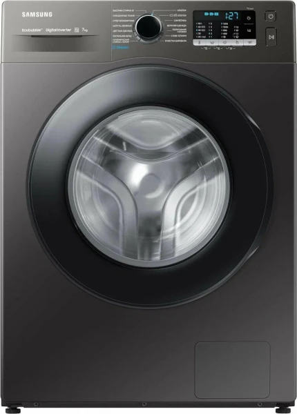 Стиральная машина Samsung WW70AGAS22AXLD, A+++, загр. фронтальная макс: 7кг нержавеющая сталь