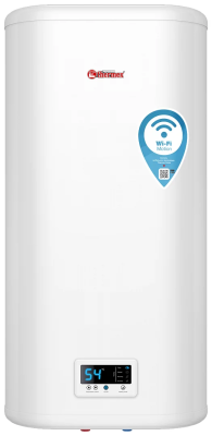 Водонагреватель Thermex IF 80 V (pro), накопительный, установка вертикальная, 80 л, нержавеющая сталь, 2 кВт, 75 °C, 51.1 см x 101.8 см x 29.3 см