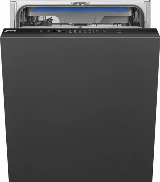 Встраиваемая посудомоечная машина SMEG STL362DQ, вместимость комплектов посуды 14, полноразмерная, конденсационная, количество программ 7+1, 