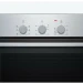 Электрический духовой шкаф Bosch HBF011BR0Q Serie 2, нержавеющая сталь, 5 режимов, 66 л, AquaClean 