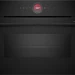 Духовой шкаф электрический встраиваемый с СВЧ Bosch CMG9241B1, Serie 8, черный, традиционная очистка, 10 режимов