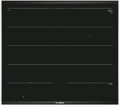 Индукционная варочная панель BOSCH PXY675DC5Z, стеклокерамическая, 4 конфорки, черная