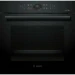 Электрический духовой шкаф Bosch HBG855TC0, чёрный, Serie 8, 13 режимов, EcoClean, телескопические направляющие 