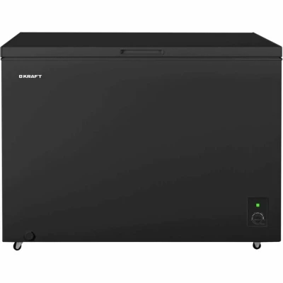 Морозильный ларь KRAFT BD (W)-340BRX, 340/310 л, класс A+, черный, ручная разморозка 