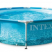 Каркасный бассейн Intex 28206 Metal Frame 305x76 см Beachside 4485 л