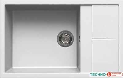 Кухонная мойка Elleci Unico 310 Bianco Titano 68