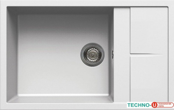 Кухонная мойка Elleci Unico 310 Bianco Titano 68