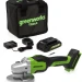 Машина шлифовальная угловая Greenworks GD24AGK2 3200207UA
