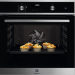 Электрический духовой шкаф Electrolux EOD5C71X, чёрный, каталитическая очистка, 10 режимов, 72 л, телескопические направляющие