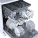 Посудомоечная машина Бирюса DWF-614/6 W,  A++, управление электронное, конденсационная, полноразмерная, количество комплектов	14