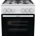Газовая плита Gorenje GGI5A21WH, белый, 4 конфорки, электроподжиг, эмаль SilverMatte, газ-контроль, 67 л
