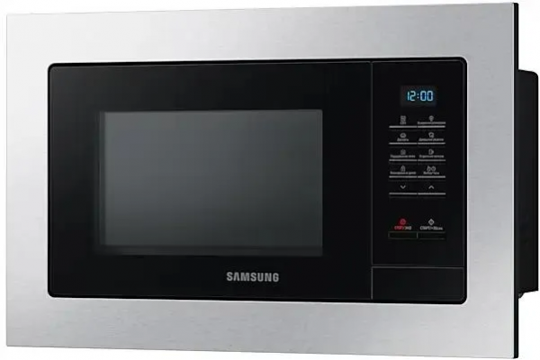 Микроволновая печь SAMSUNG MS23A7013AT/BW, нержавеющая сталь