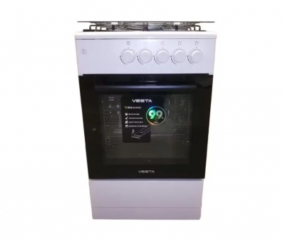 Газовая плита VESTA Bergamo VGG 50 10-G с Гк дух Белый Ex