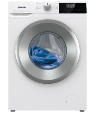 Стиральная машина Gorenje W2NHPI72SCS, белая, 7 кг, 1200 об/мин, 15 программ, с паром, инверторная