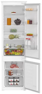 Встраиваемый холодильник Indesit IBH 20, белый, 289 л, нижняя морозильная камера, разморозка - No Frost, 54 см x 193.5 см x 54.5 см