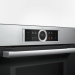 Компактный электрический духовой шкаф Bosch CMG633BS1, чёрный/серебристый, Serie 8, переключатель Control Ring, 7режимов, с СВЧ, традиционная очистка 