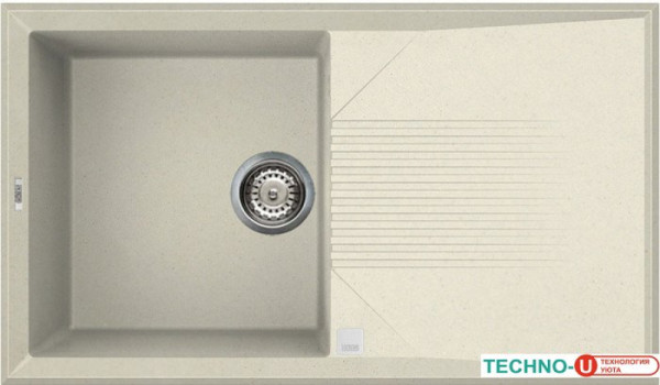 Кухонная мойка Elleci Tekno 400 Bianco Antico 62