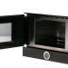 Электрический духовой шкаф Bosch HMG976KB1 Serie 8, чёрный, 67 л, 14 режимов, с СВЧ, пиролитическая очистка, телескопические направляющие 